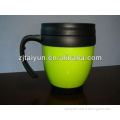 16oz 2012 newest double wall plastic clear travel mugs
